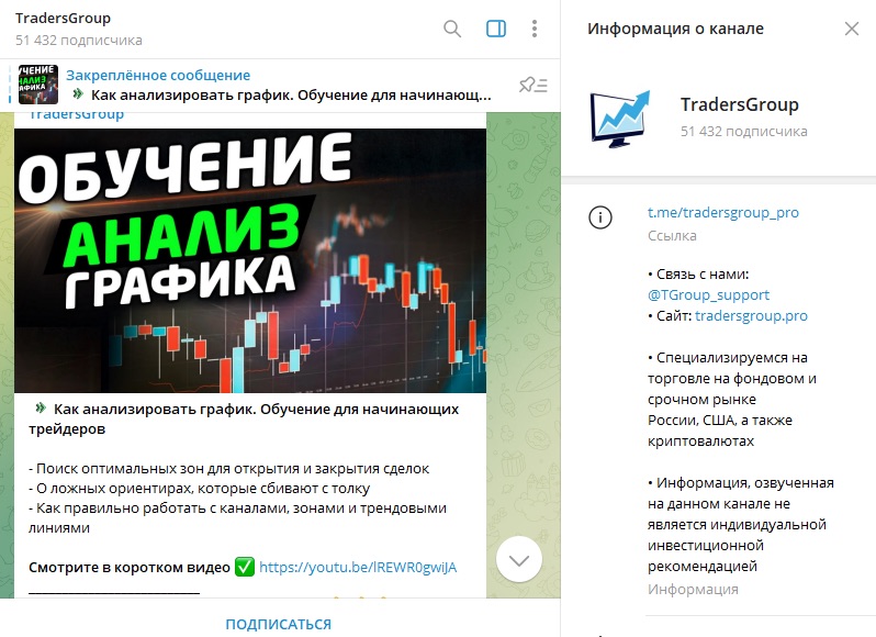 TradersGroup - телеграм