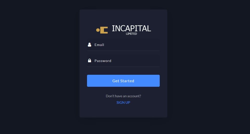 InCapital Limited - авторизация