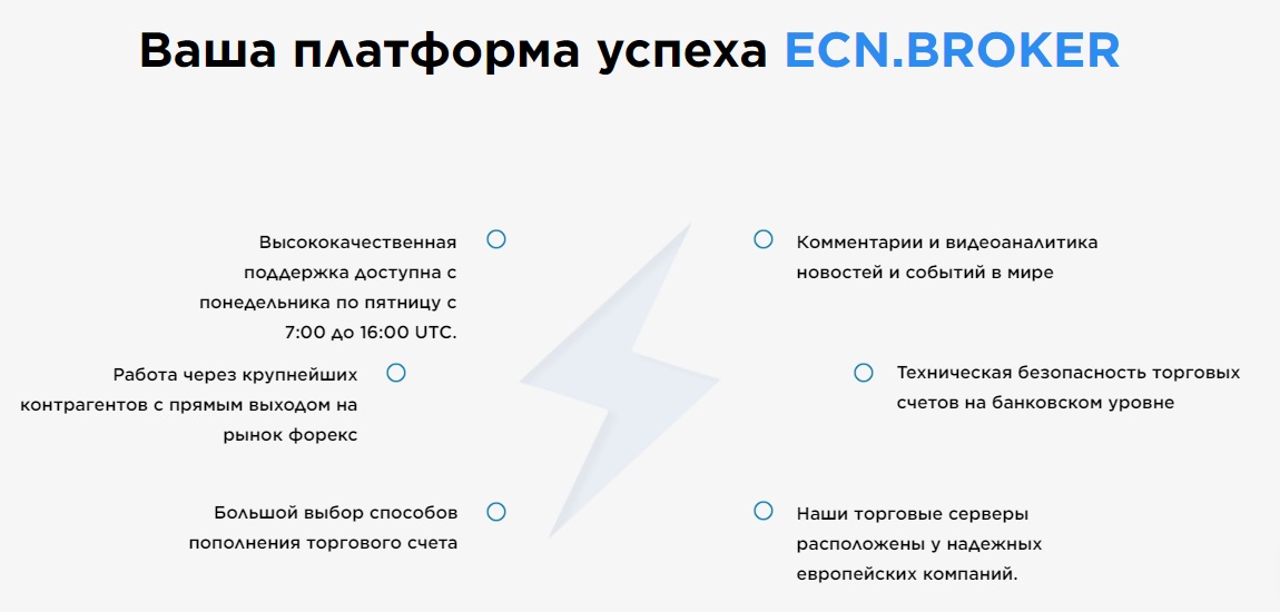 Ecn Broker - о платформе