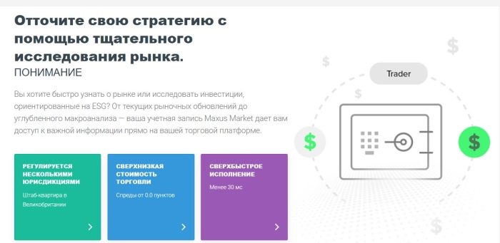 Maxus market - сайт