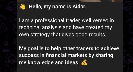 Aidar Trading телеграмм