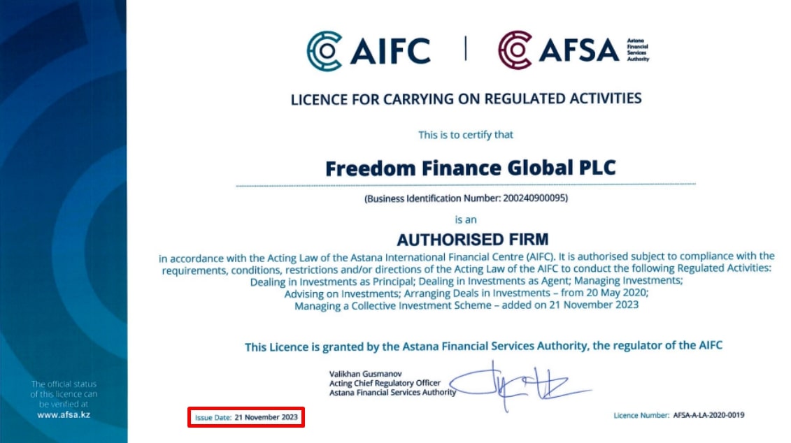 Freedom finance global сайт