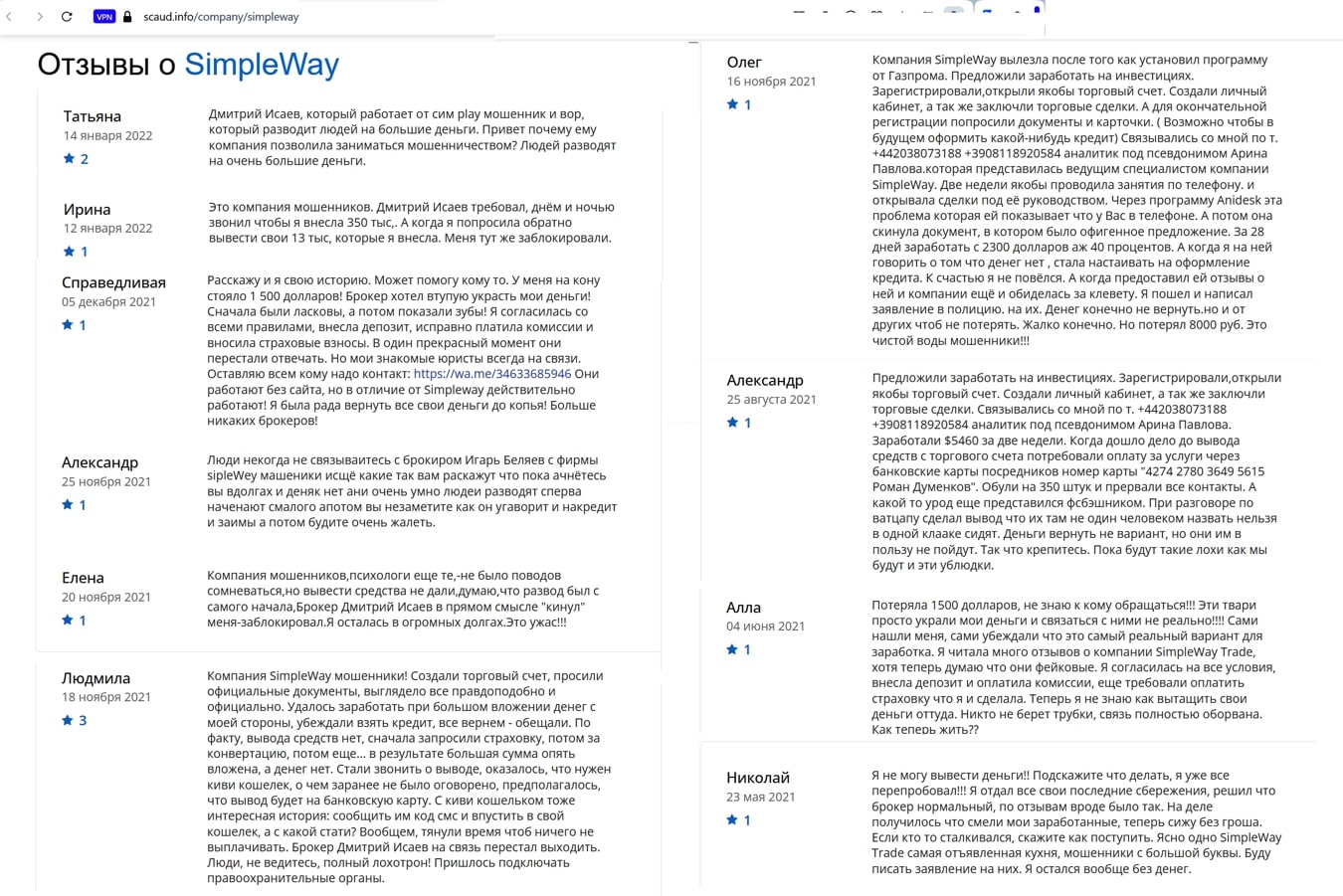 SimpleWay отзывы