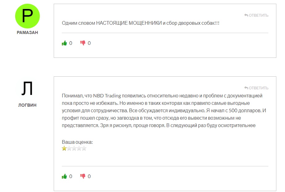 Nbd trading - отзывы