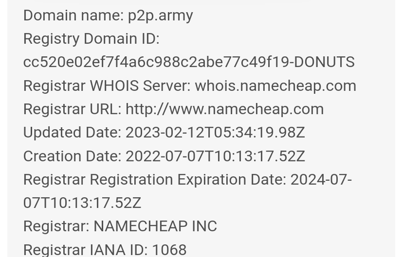 домен p2p army ru