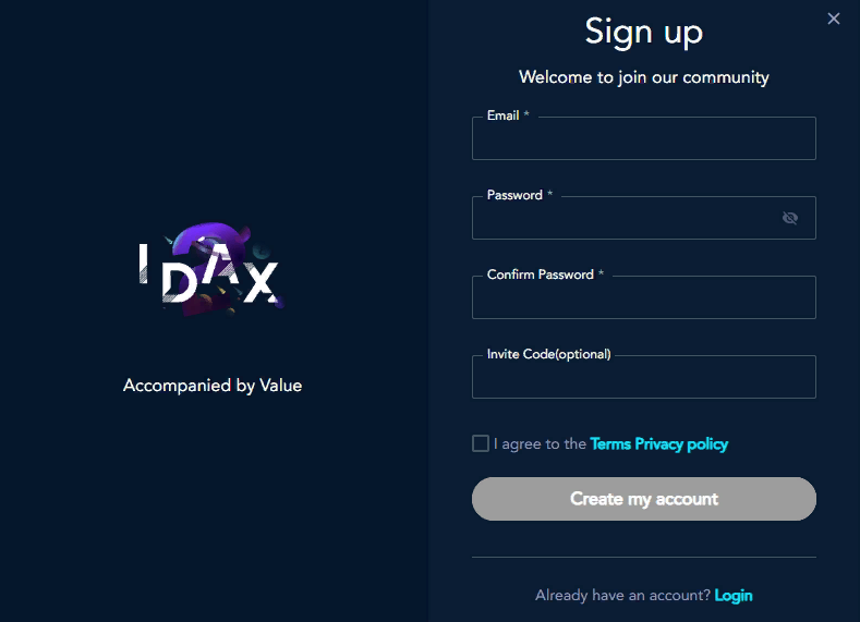 Idax Exchange