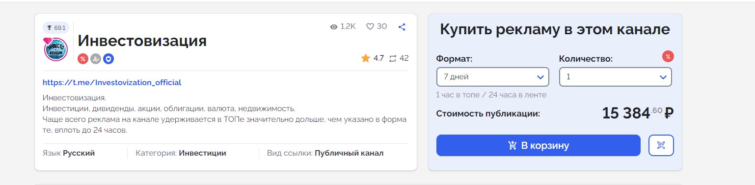 инвестовизация дзен