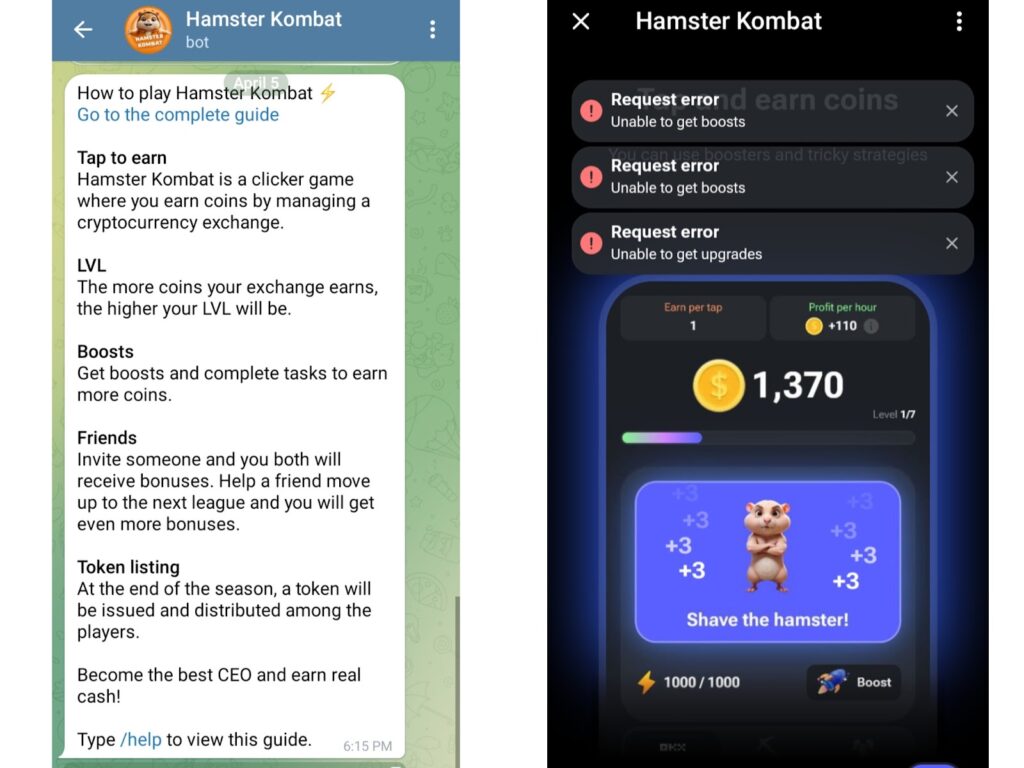 Hamster Kombat Bot отзывы : разоблачение инвестиционной игры Хамстер Комбат