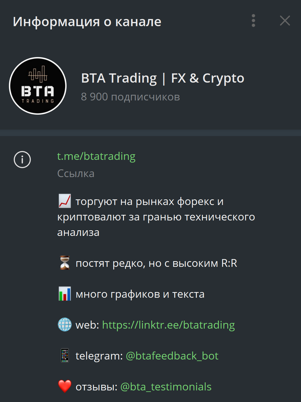 bta trading sessions