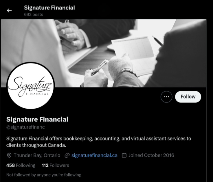 signature financial com