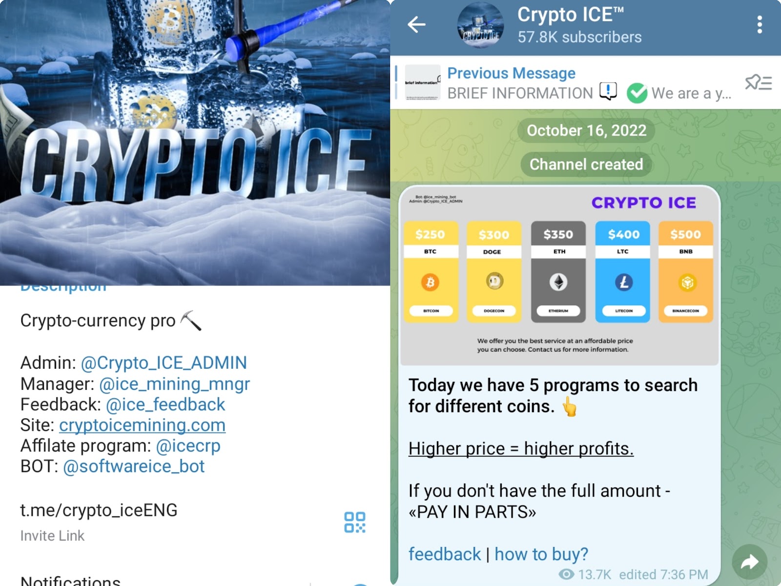 crypto ice mining