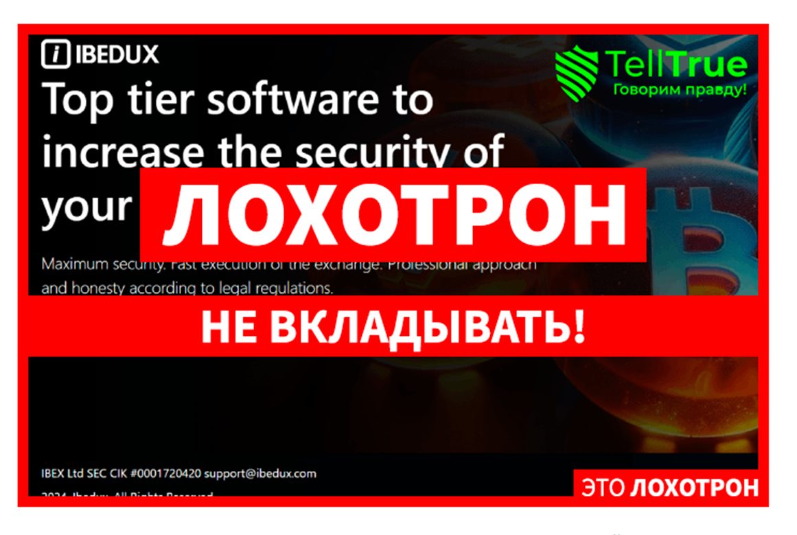 ibedux вывод и обмен криптовалюты отзывы реальные