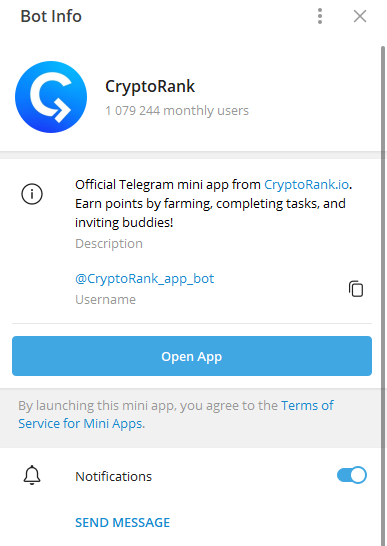 cryptorank telegram