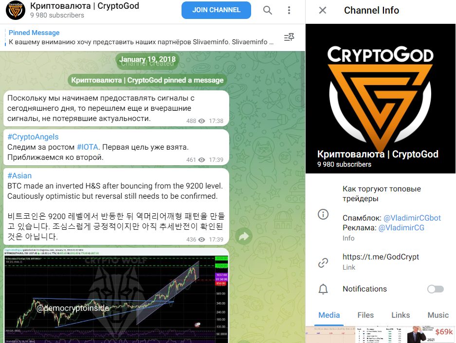 Cryptogod Signal