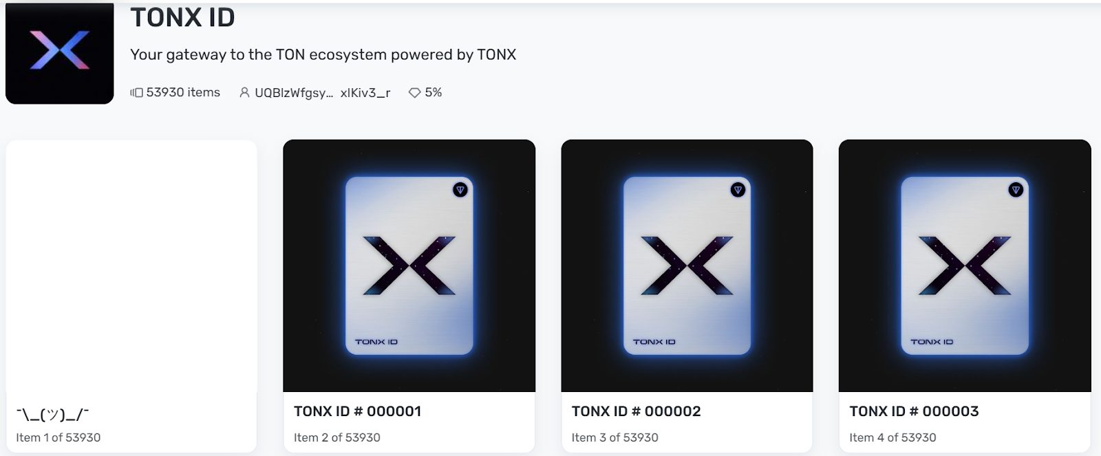 tonx id