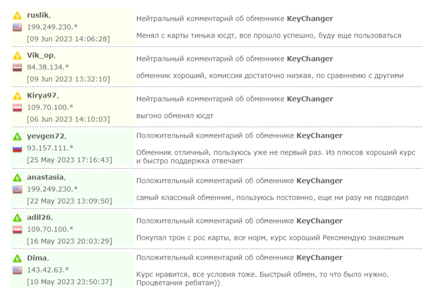 тг keychanger