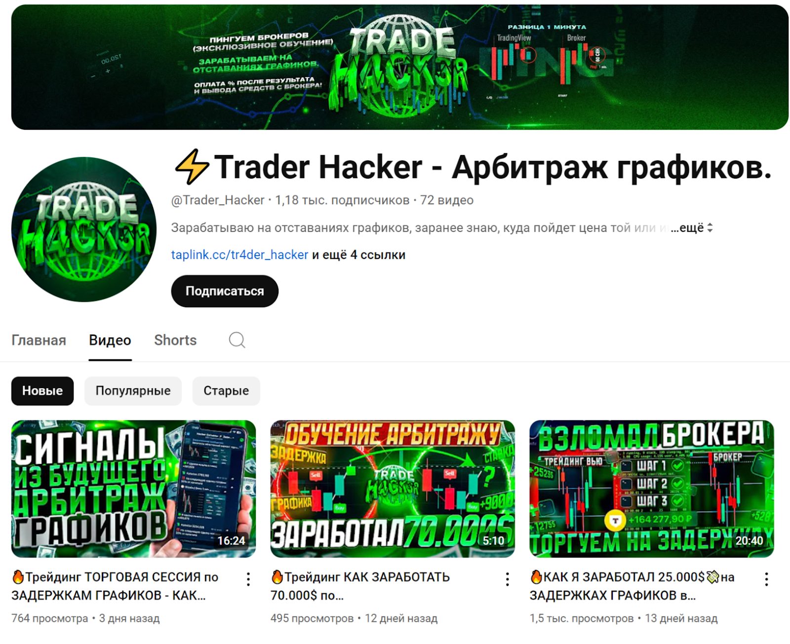 trader hacker арбитраж графиков