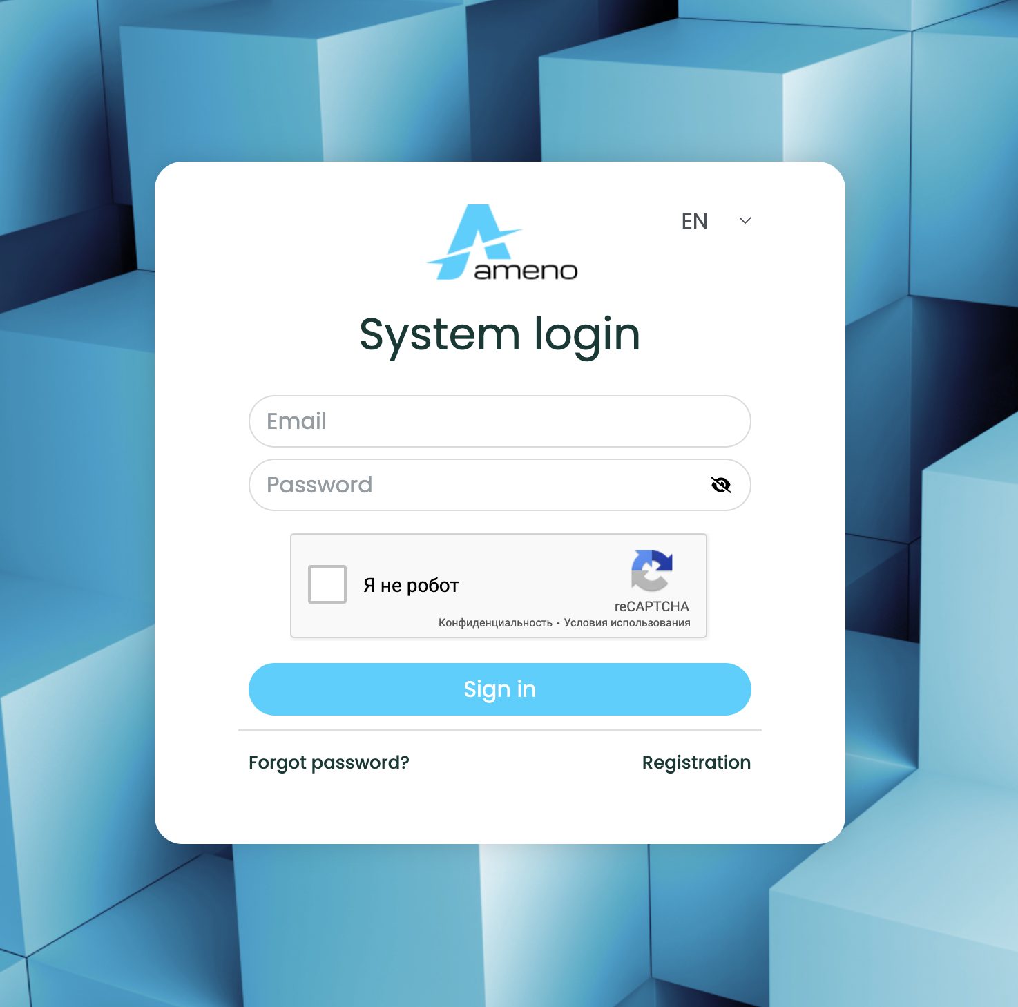 user ameno platform org