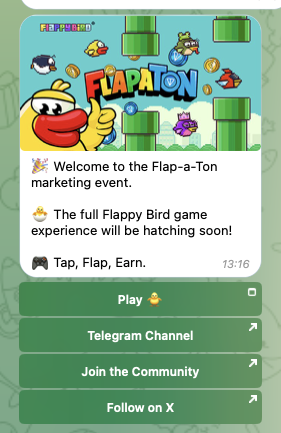 flappy bird telegram