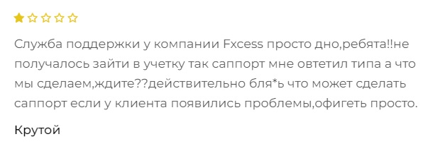 fxcess отзывы