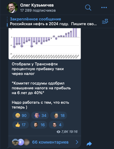 кузьмичев олег инвестиции телеграм