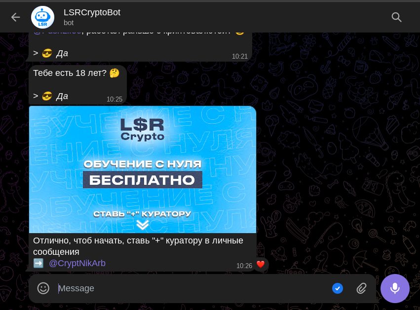 lsr crypto bot