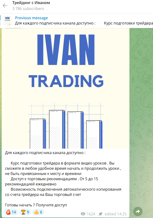 trading ivan отзывы