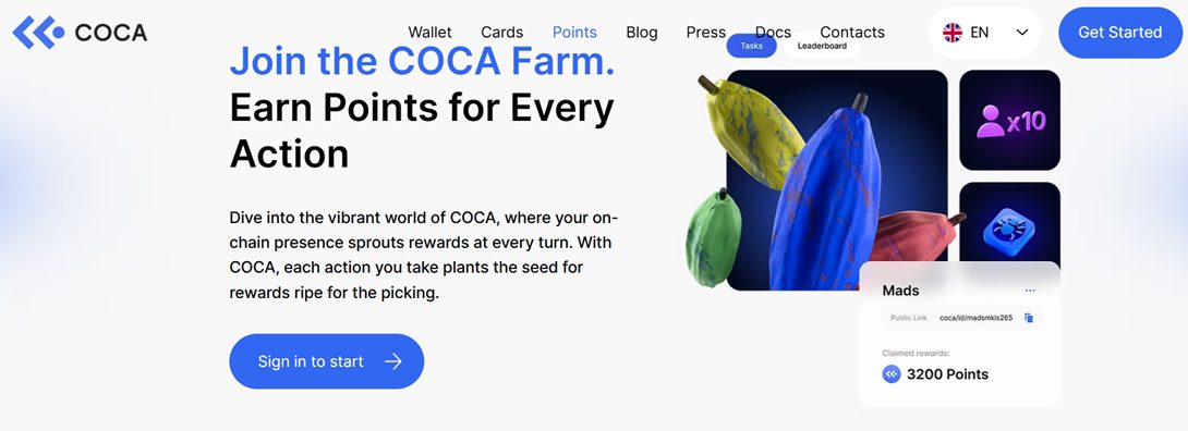 coca wallet