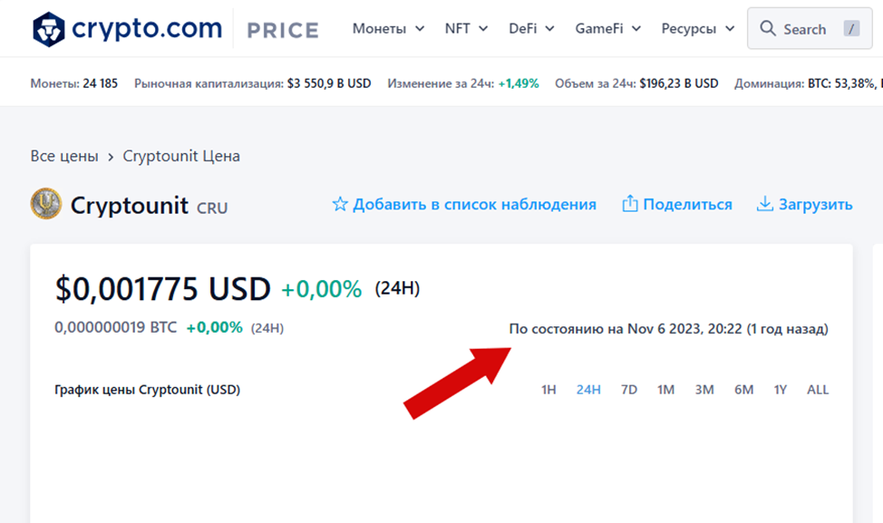 cryptounit explorer личный кабинет