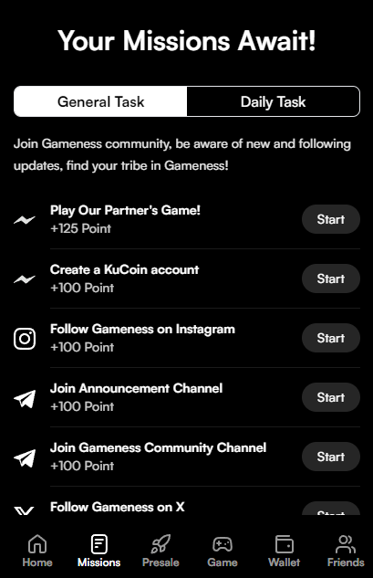 gameness telegram