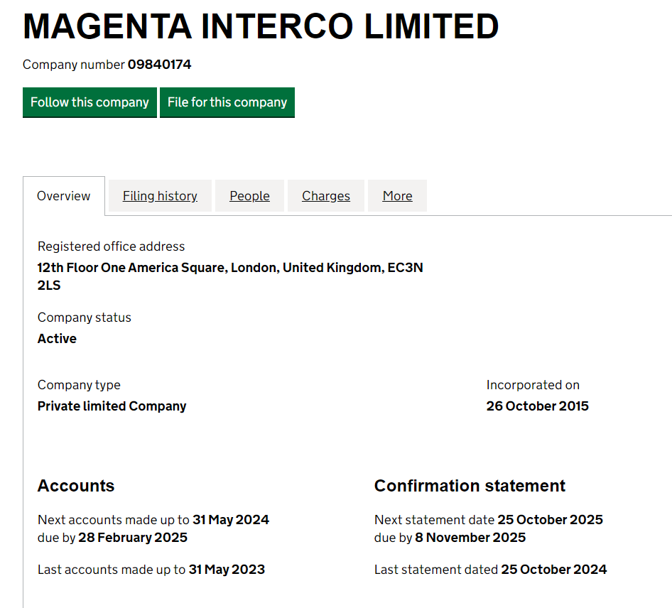 magenta interco