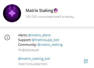 matrix staking