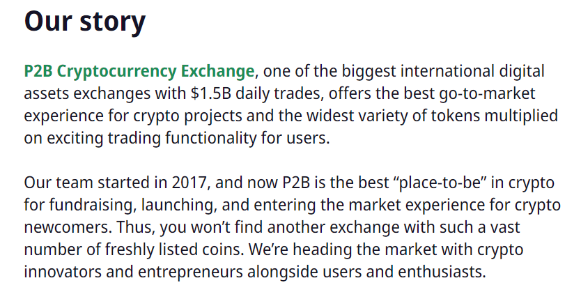 P2b Exchange