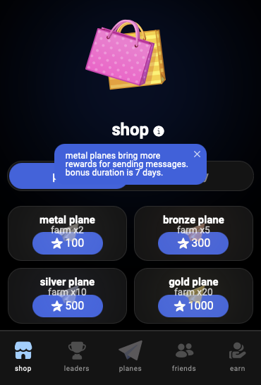 planes crypto bot