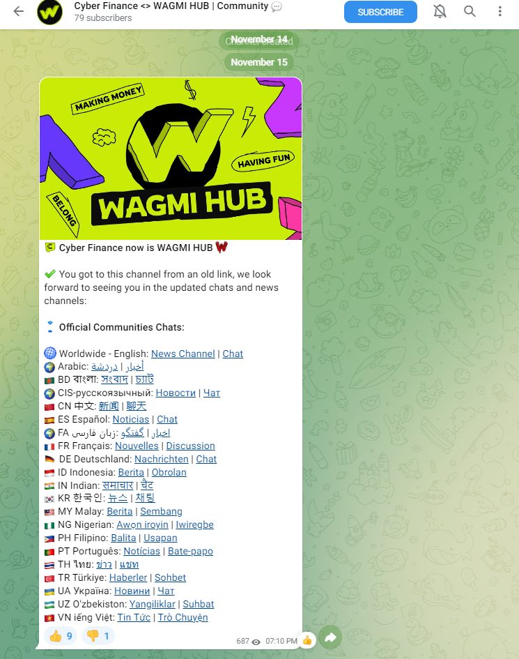 wagmi hub bot