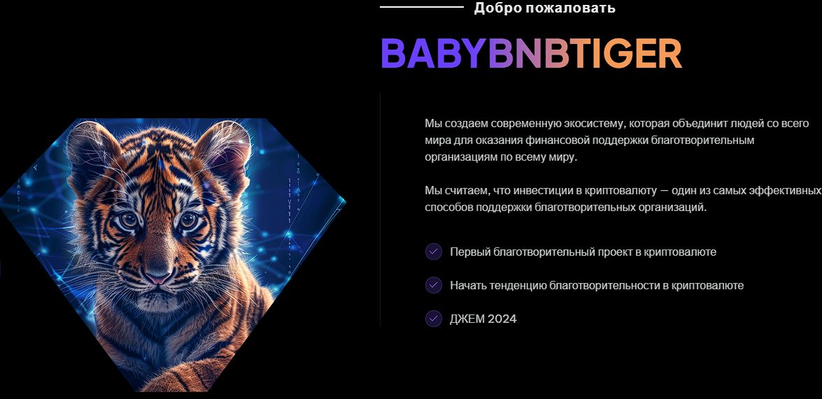 baby bnb tiger курс