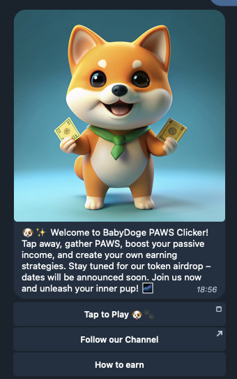 babydoge paws когда листинг