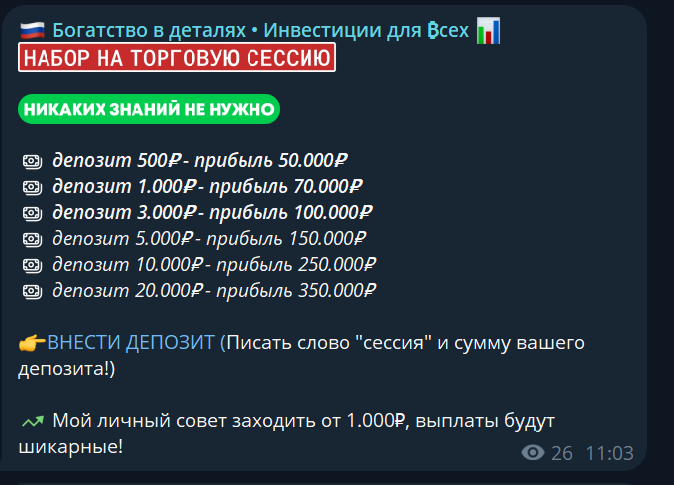 богатство в деталях инвестиции