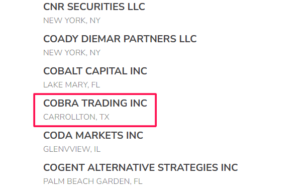 cobra trading