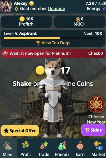 rich dog game обзор