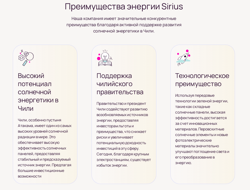 sirius energy компания