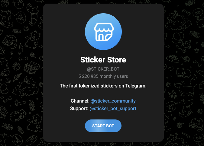 sticker store telegram