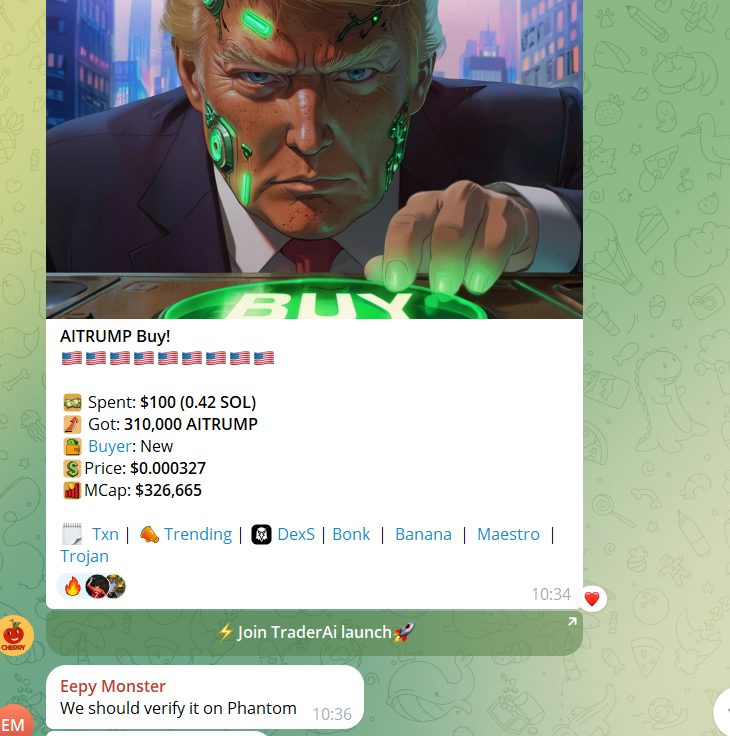 trump ai token