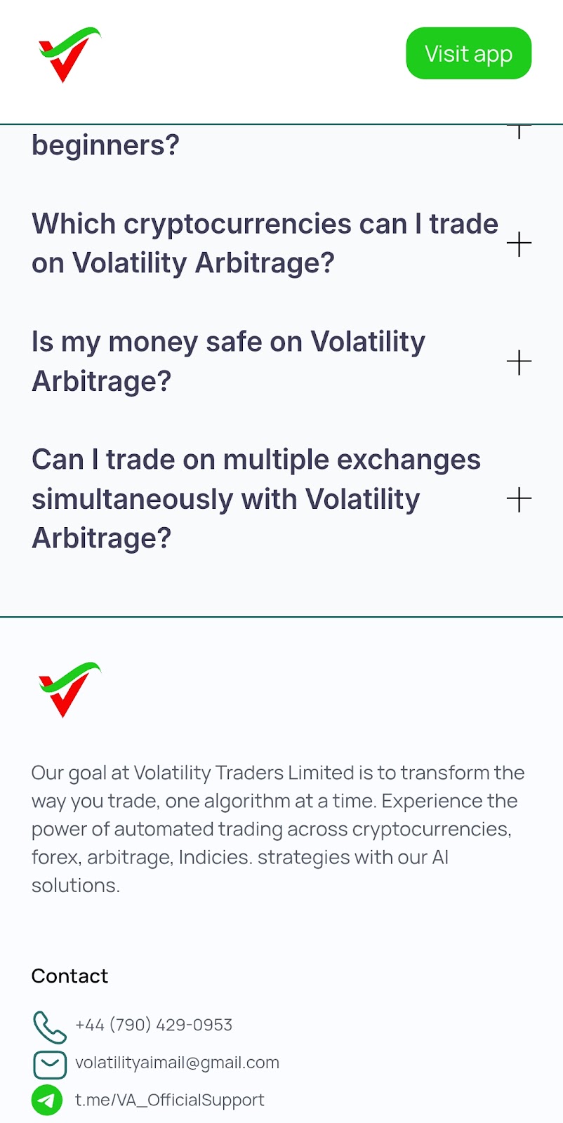 Volatility Arbitrage