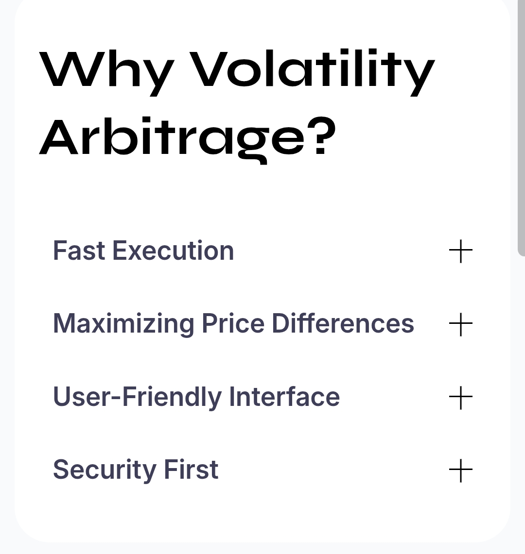 Volatility Arbitrage