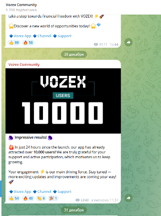 vozex отзывы