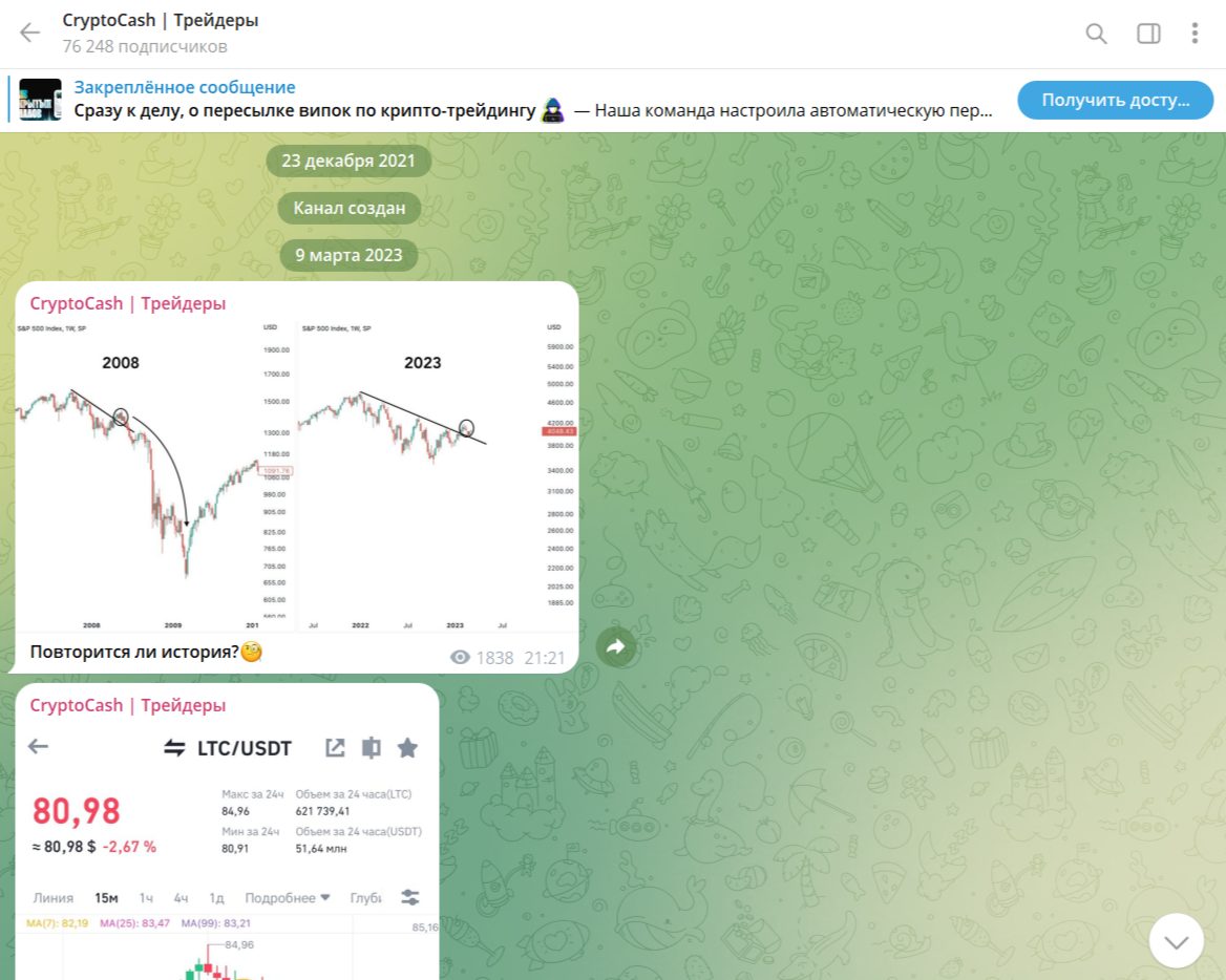 cryptocash телеграм