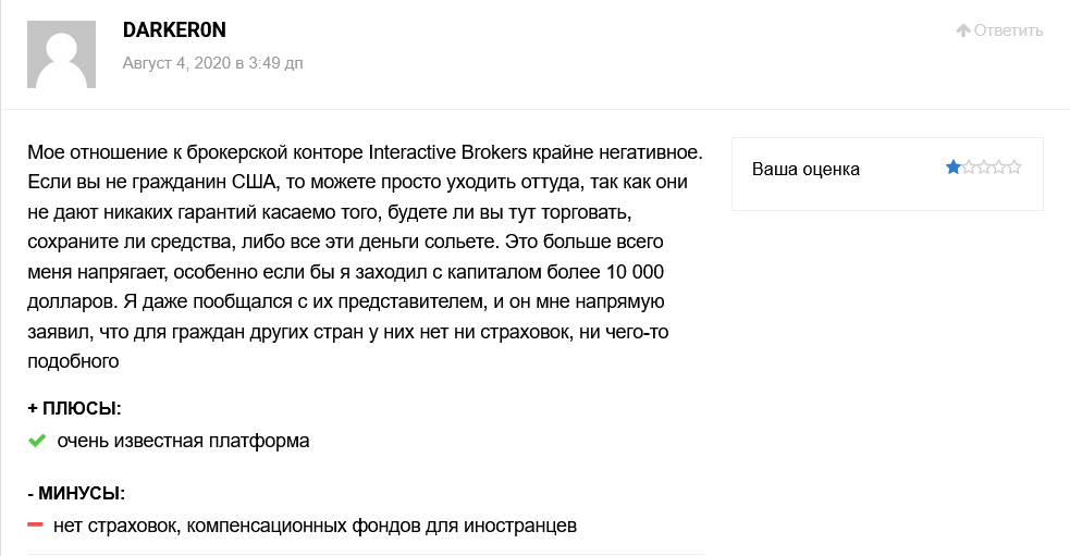 interactive brokers инвестиции мошенник