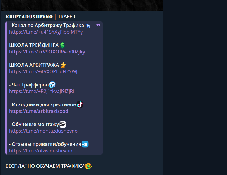 kriptadushevno TRAFFIC