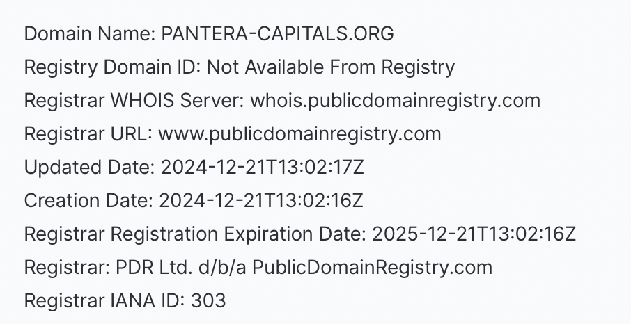 pantera capitals org